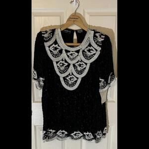 Vintage Jewel Queen Sequined Dress New With Tags